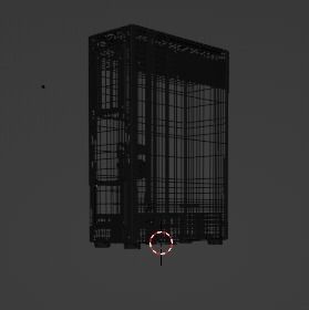 Modern Water Dispenser Low-poly 3D model_29