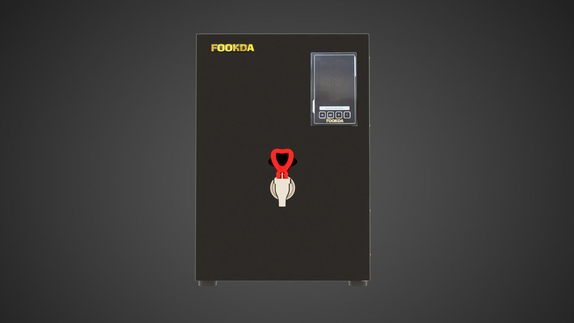 Modern Water Dispenser Low-poly 3D model_7