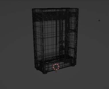 Modern Water Dispenser Low-poly 3D model_23