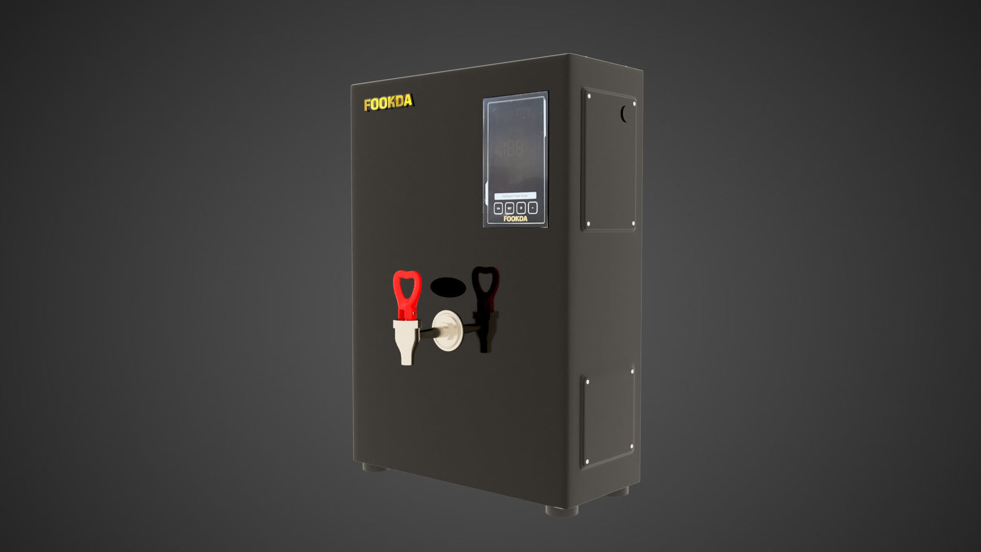 Modern Water Dispenser Low-poly 3D model_11