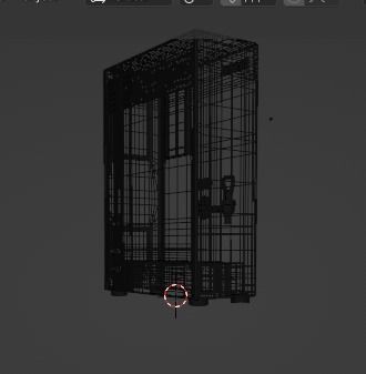 Modern Water Dispenser Low-poly 3D model_30