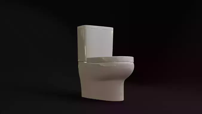 Low Poly Toilet