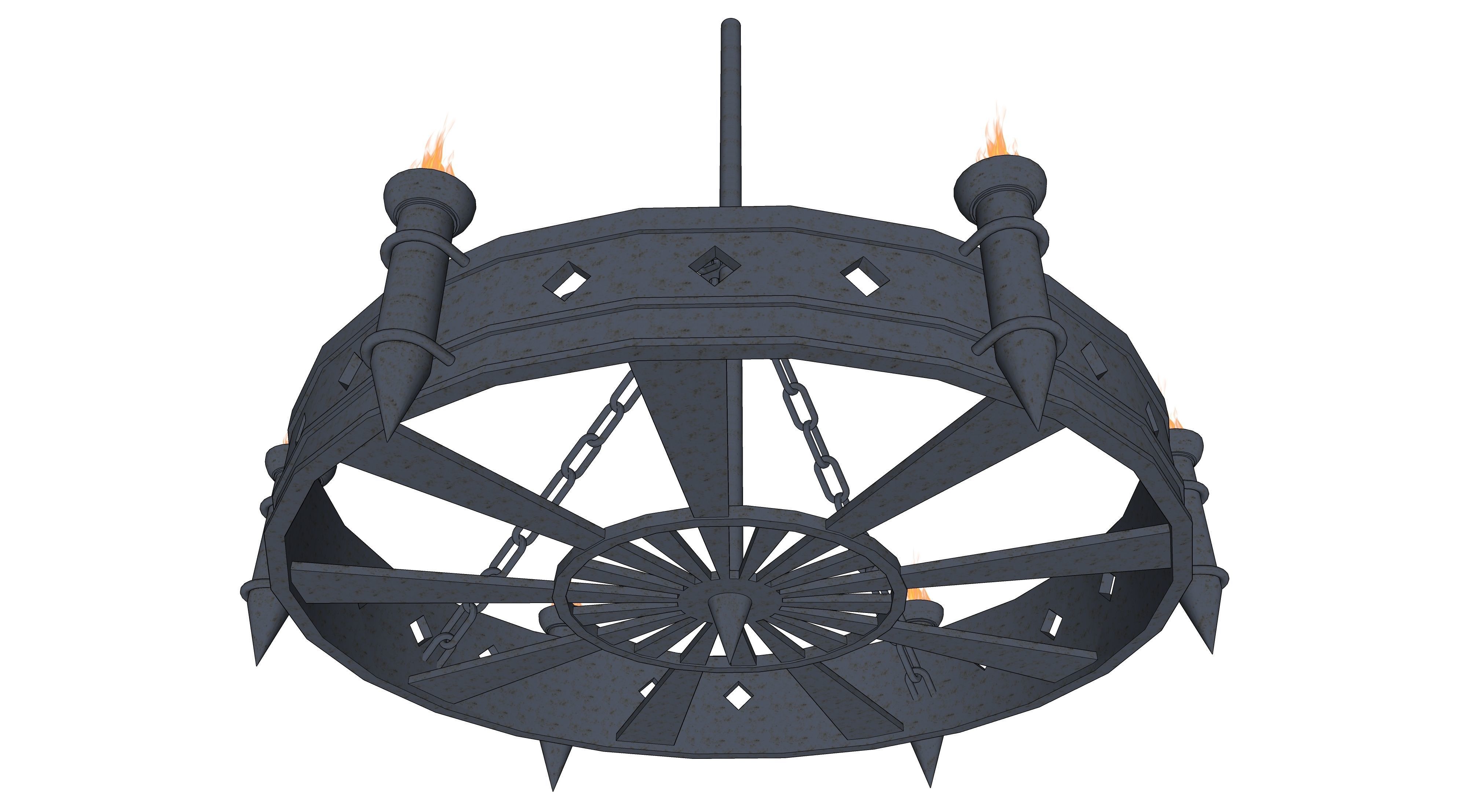 chandelier 09 3D model_2