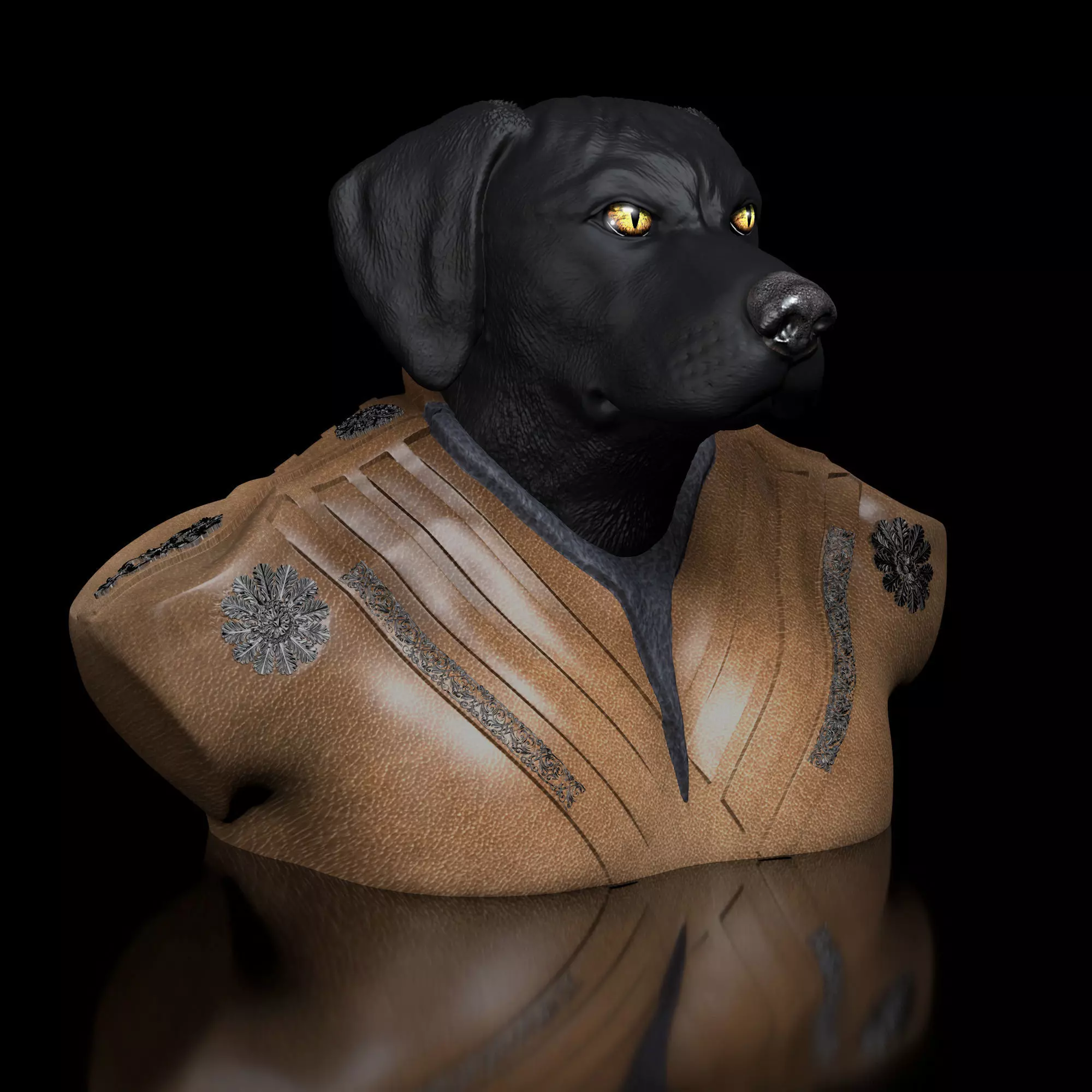 Dog Rhodesian Ridgeback Centurion 3D print model