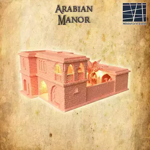 Arabian Manor Tabletop Terrain 28 MM