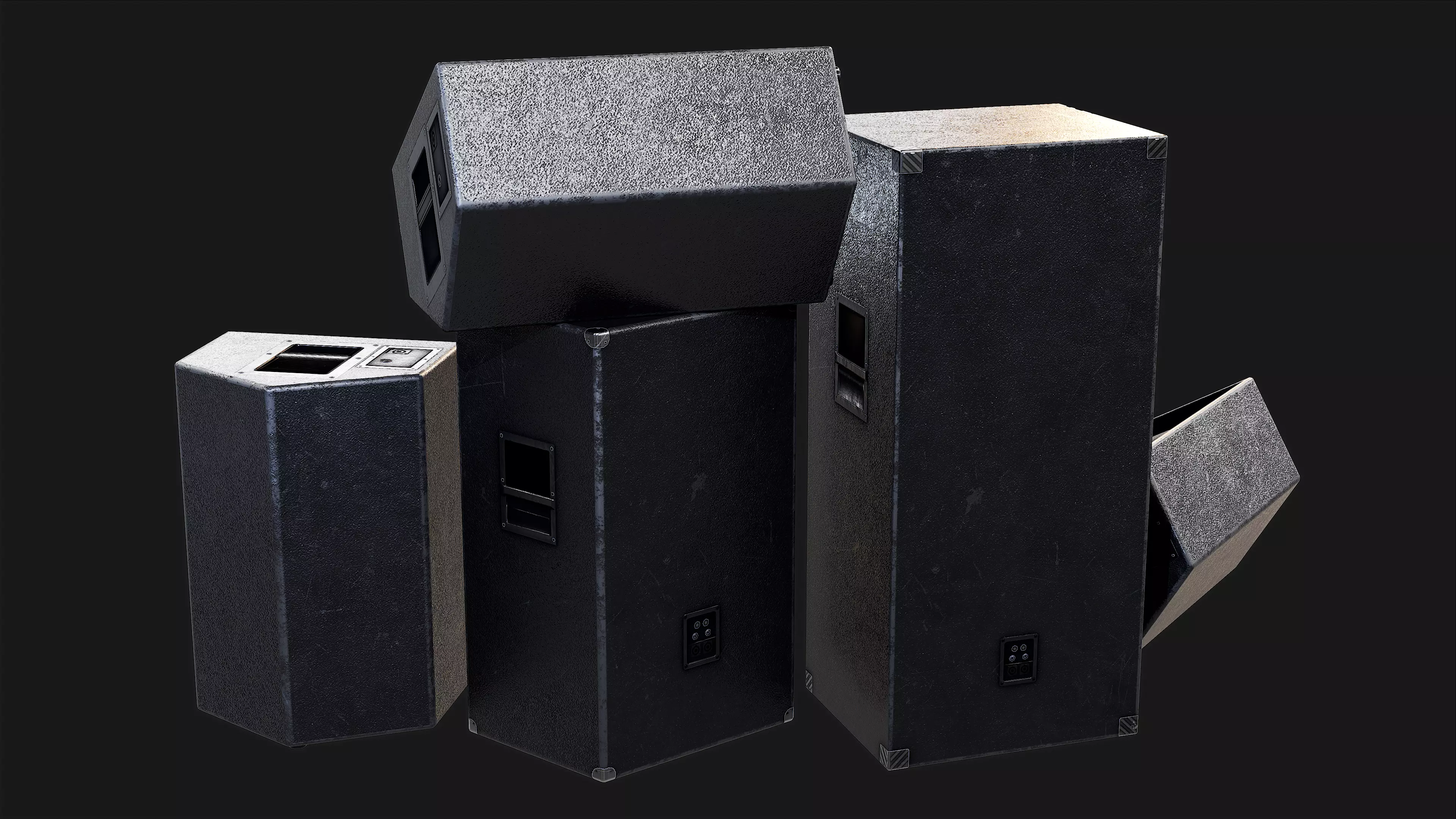 Speaker - Game ready props Low-poly 3D model