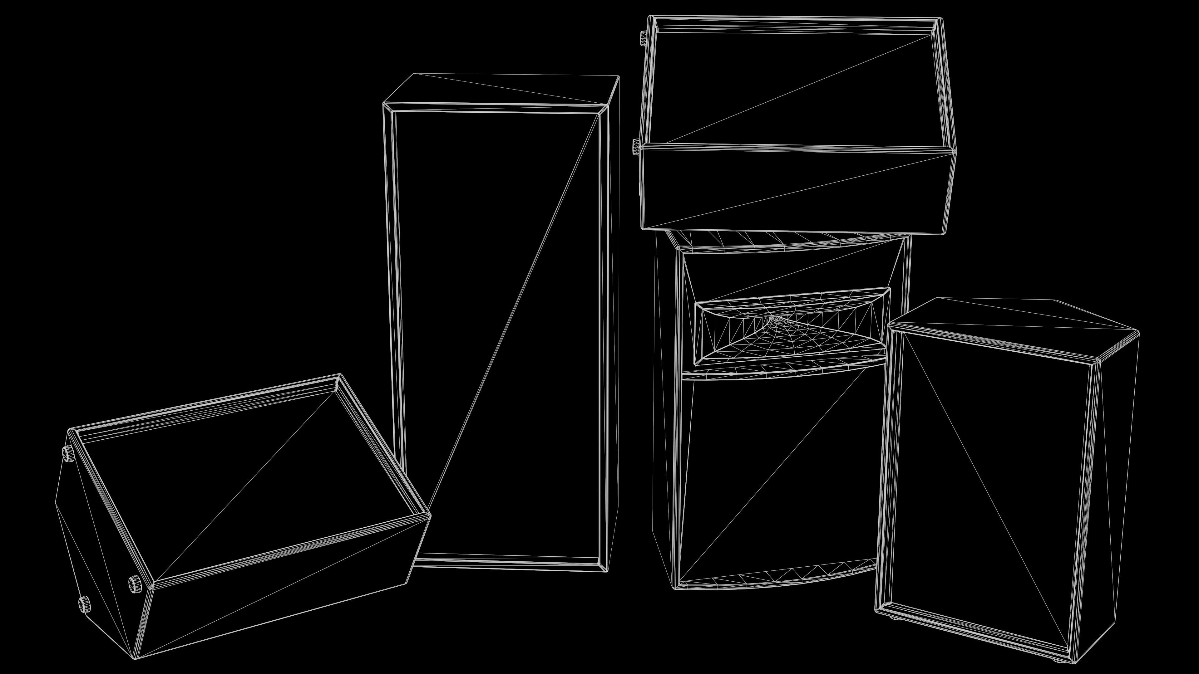 Speaker - Game ready props Low-poly 3D model_3