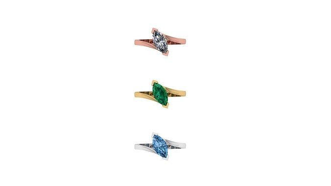 Engagement Ring Free 3D print model