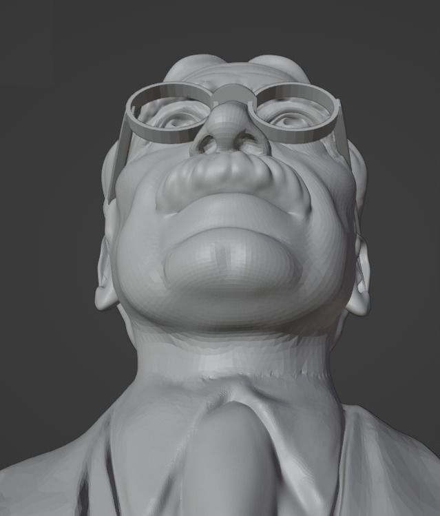 John Dewey 3D print model_8
