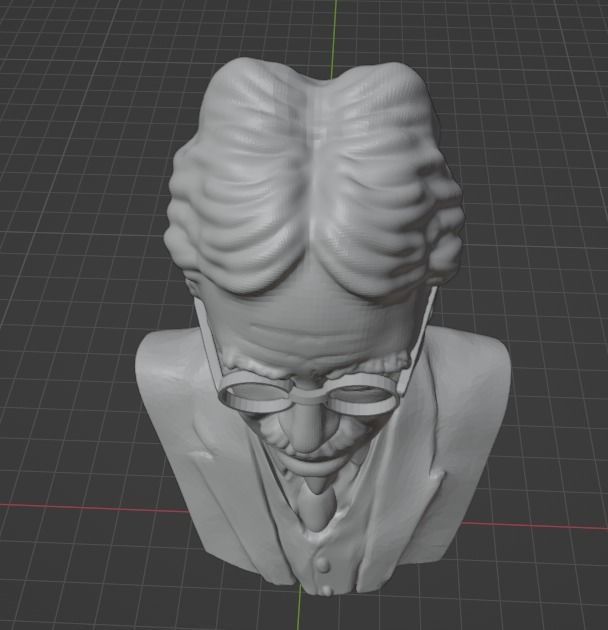 John Dewey 3D print model_3