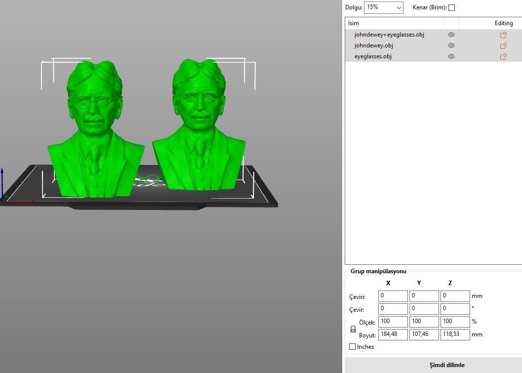 John Dewey 3D print model_12