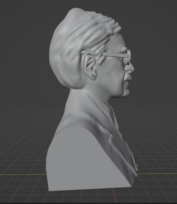 John Dewey 3D print model_16