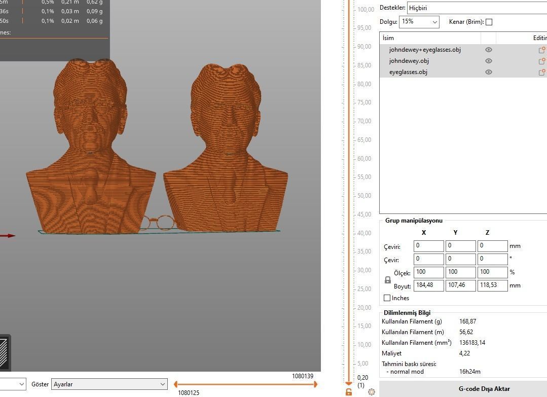 John Dewey 3D print model_13