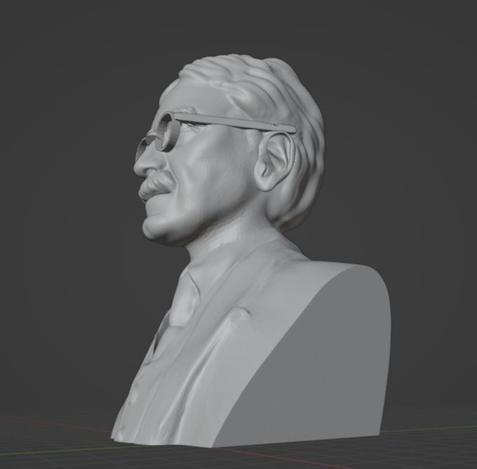 John Dewey 3D print model_1