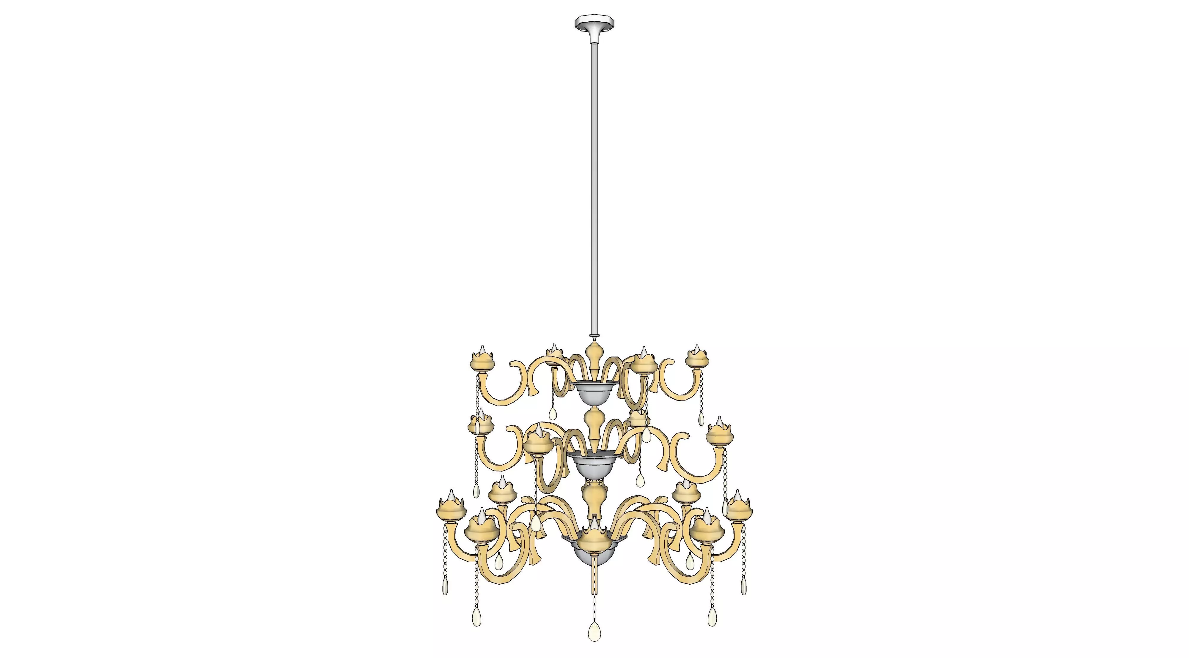 chandelier 12 3D model_0