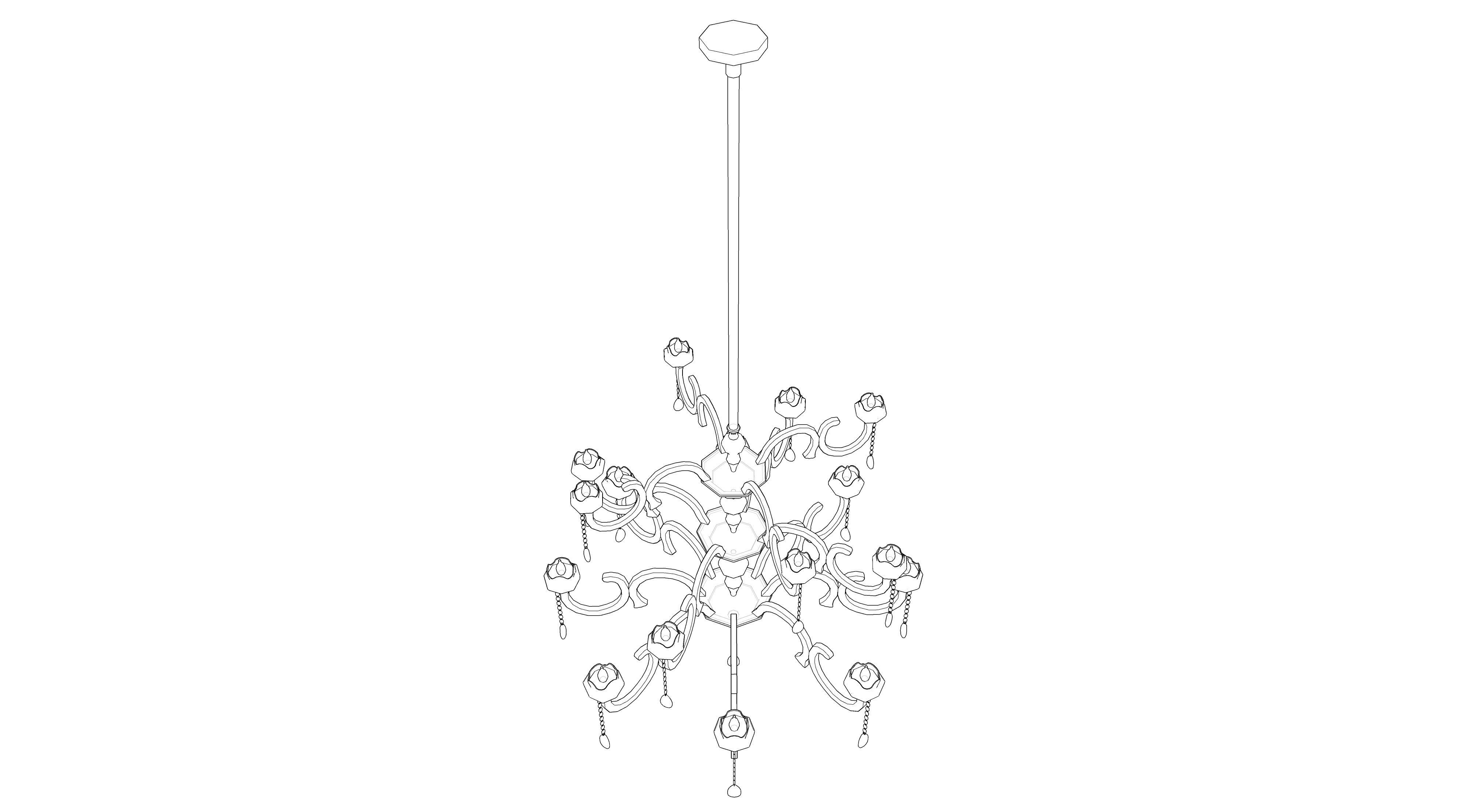 chandelier 12 3D model_10