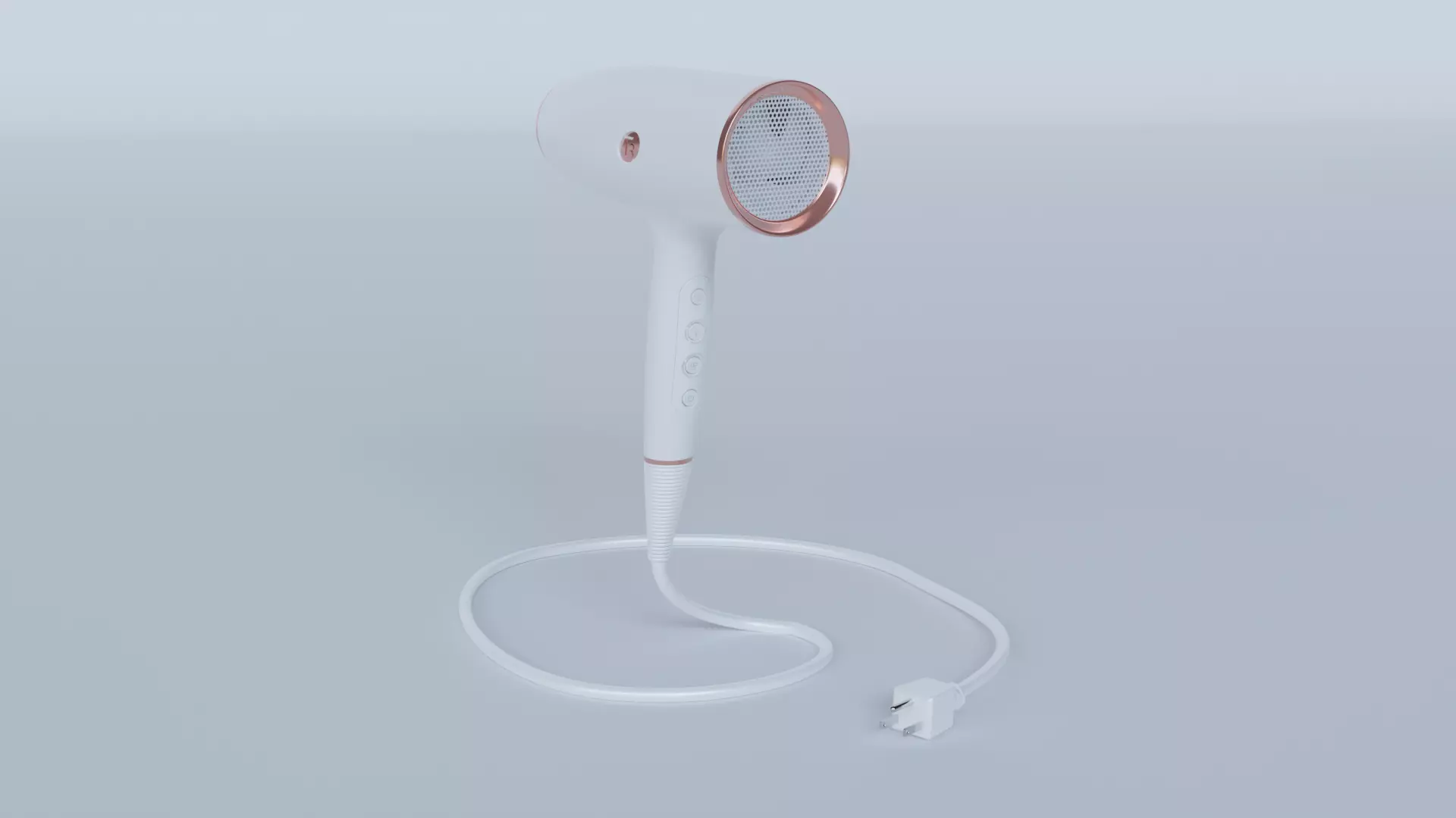Hair Dryer 3D model 3D model