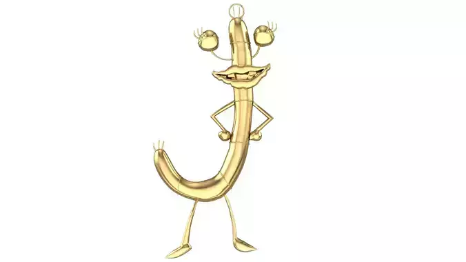 Oblina Monster Pendant 3D print model