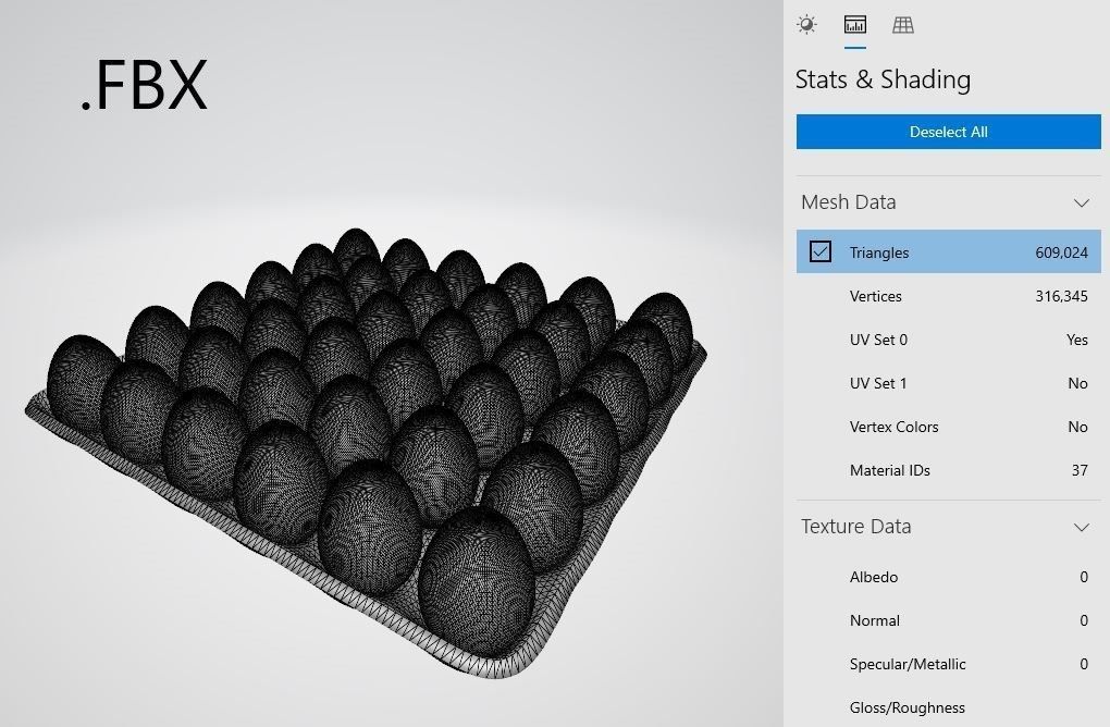 eggs with box 3D model_3