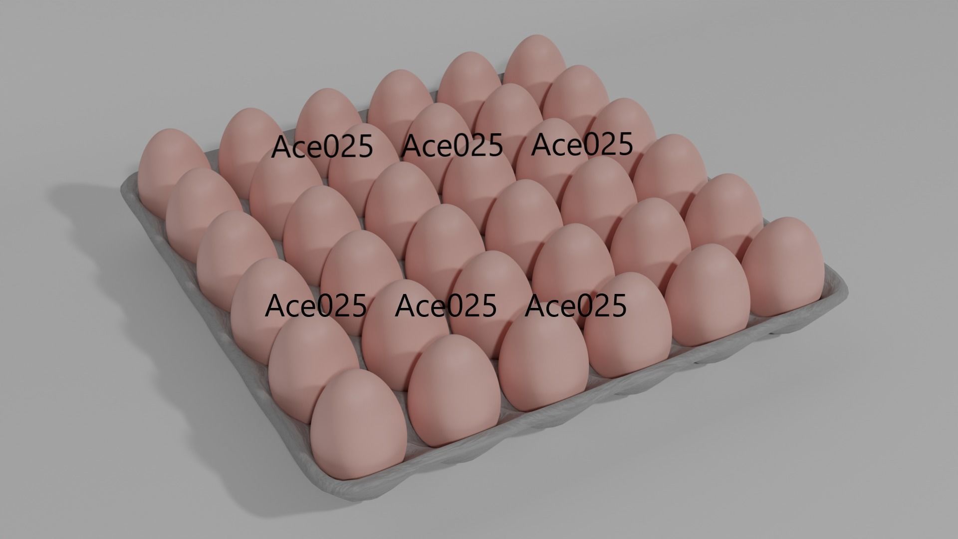 eggs with box 3D model_1