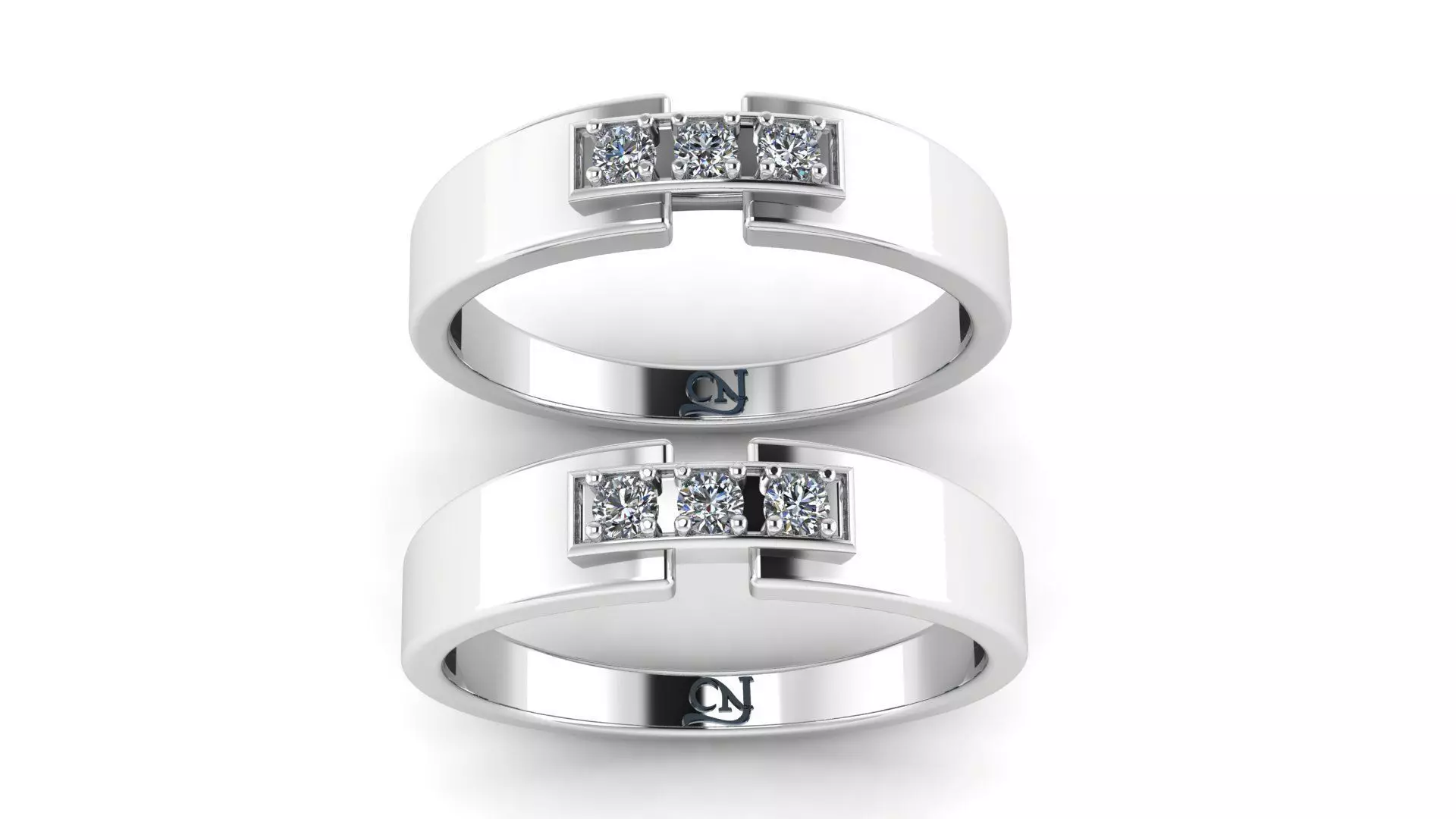 Wedding Ring 5  3D print model_0