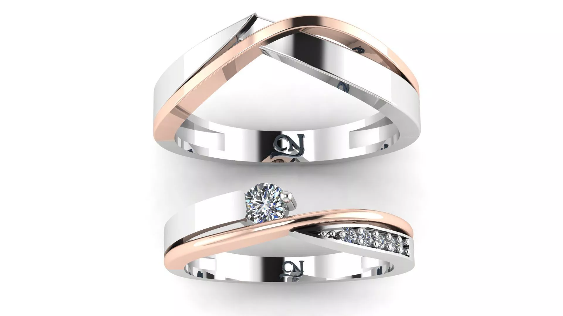 wedding ring Free 3D print model