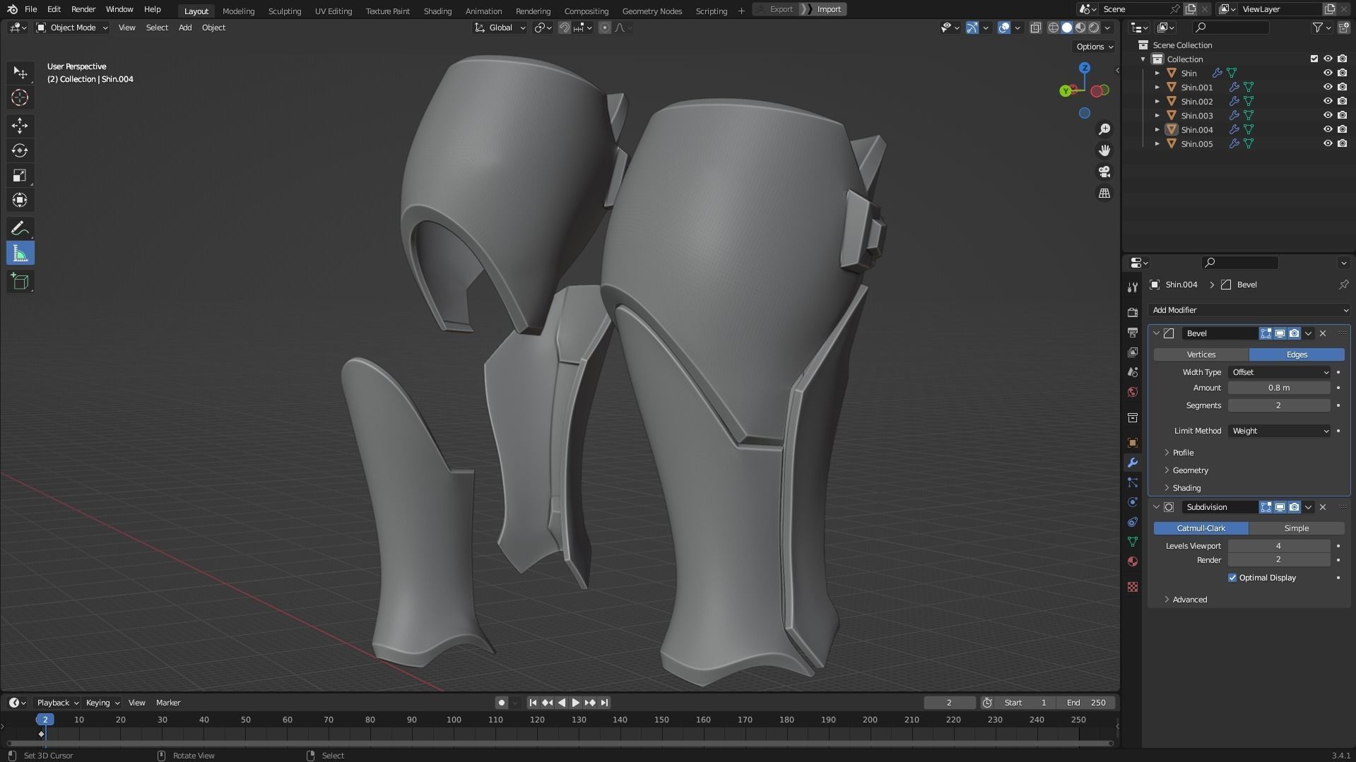 Overwatch Soldier 76 Full Armor and Rifle 3D Model Collection_4