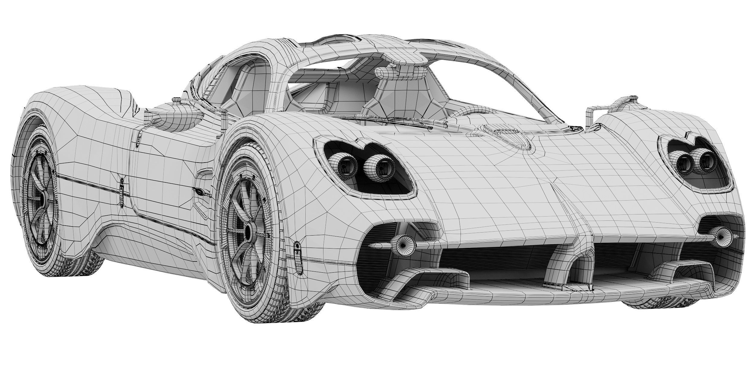 Pagani Utopia 3D model_14