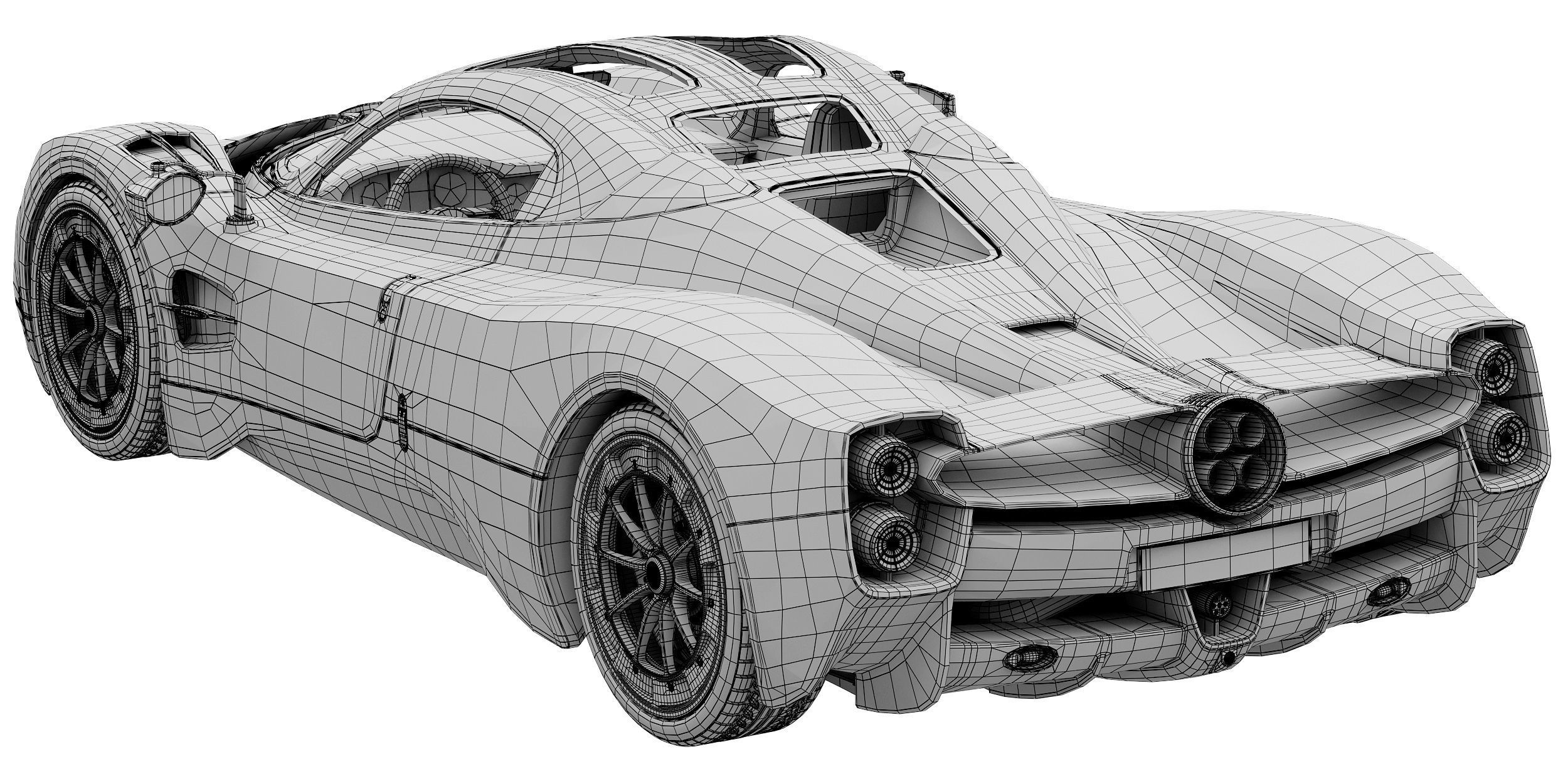 Pagani Utopia 3D model_15