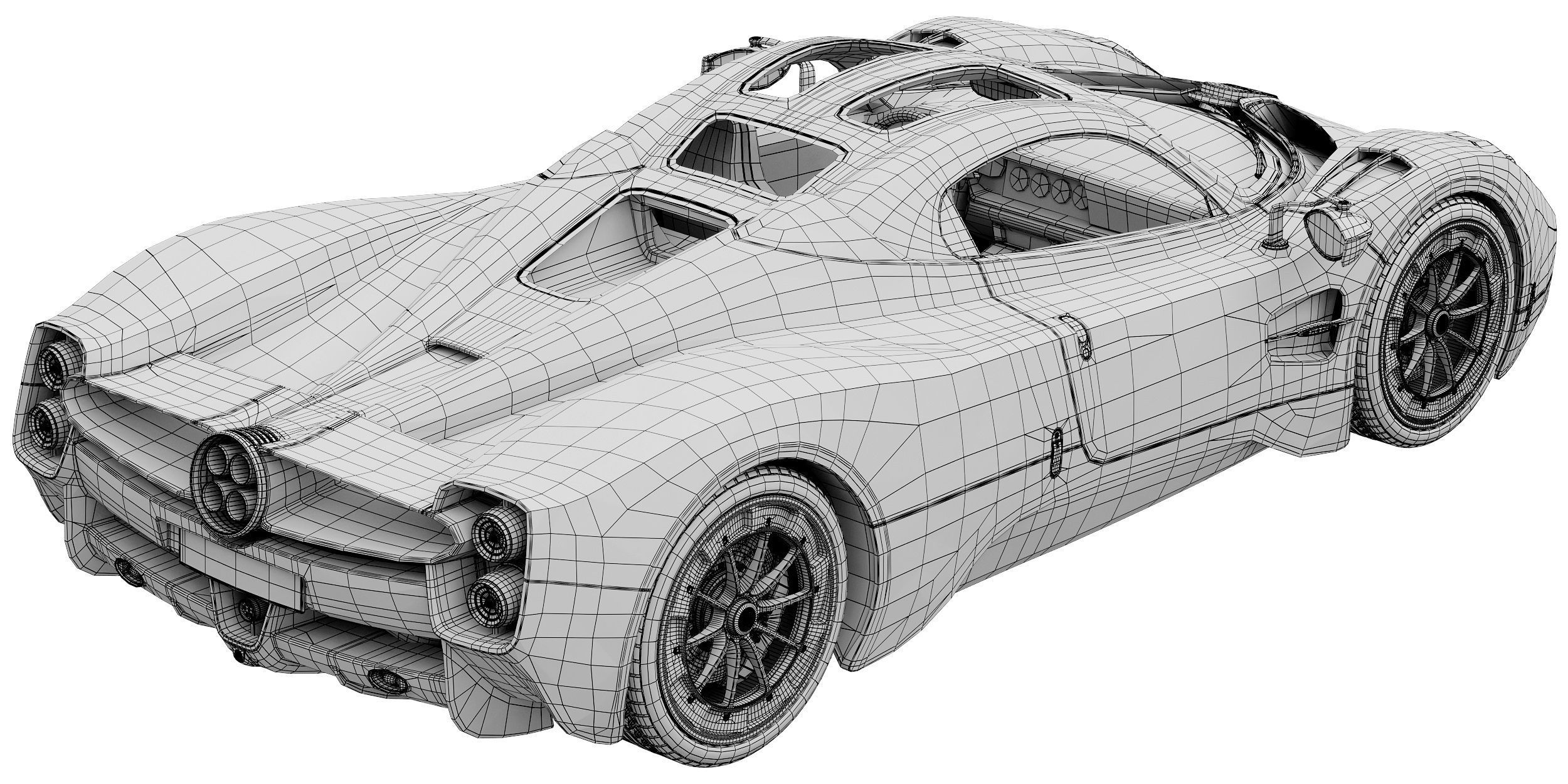 Pagani Utopia 3D model_17