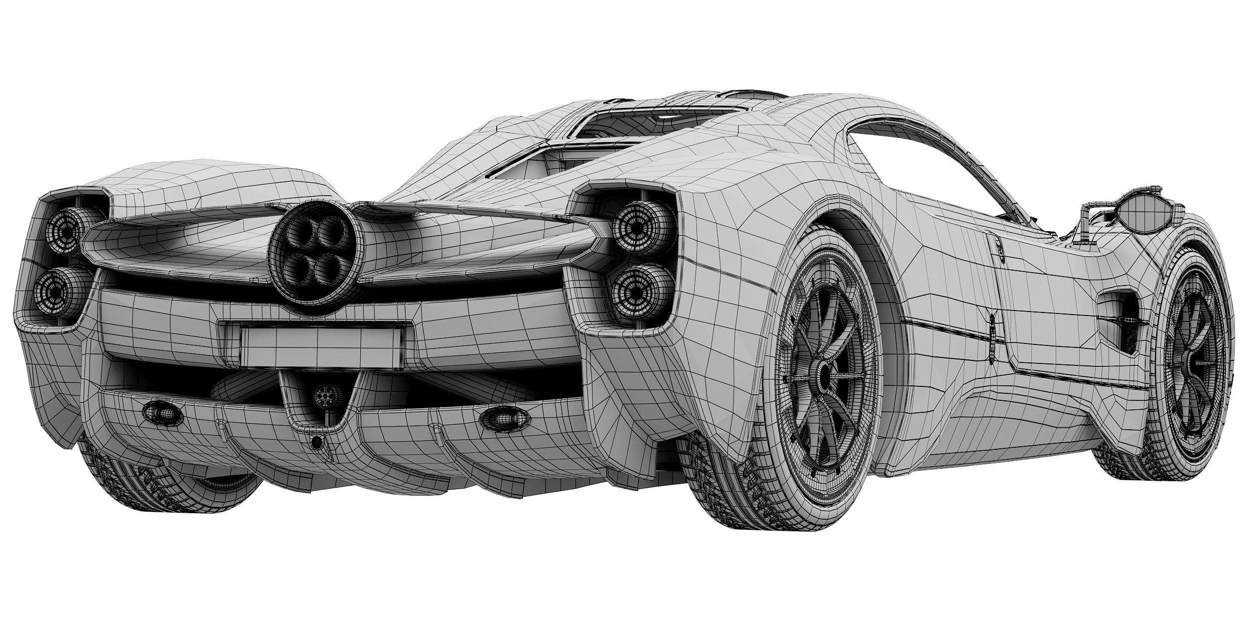 Pagani Utopia 3D model_16