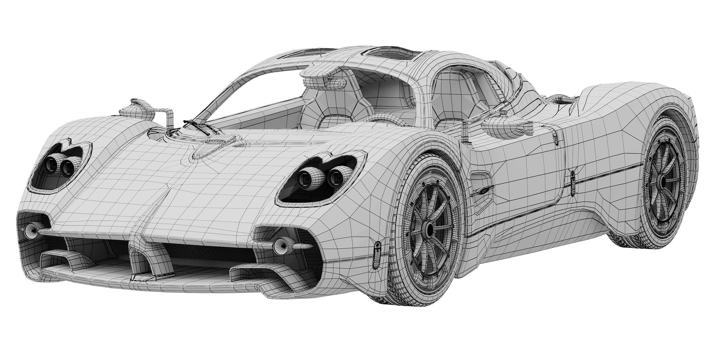 Pagani Utopia 3D model_13