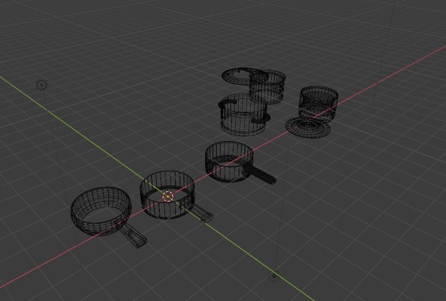 Cooking Utensils Low-poly 3D model_4