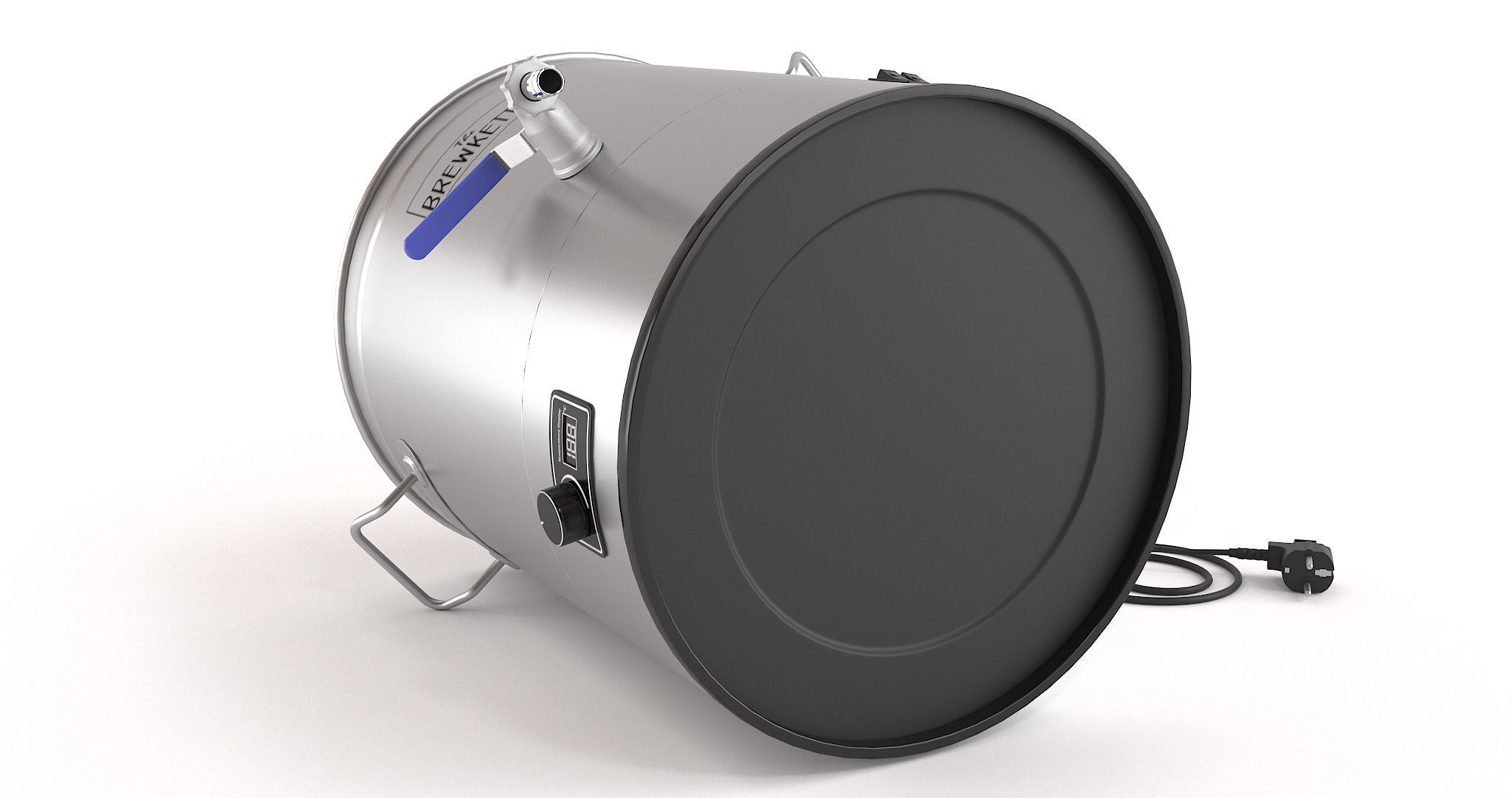 Electric homebrewing kettle 3D model_11