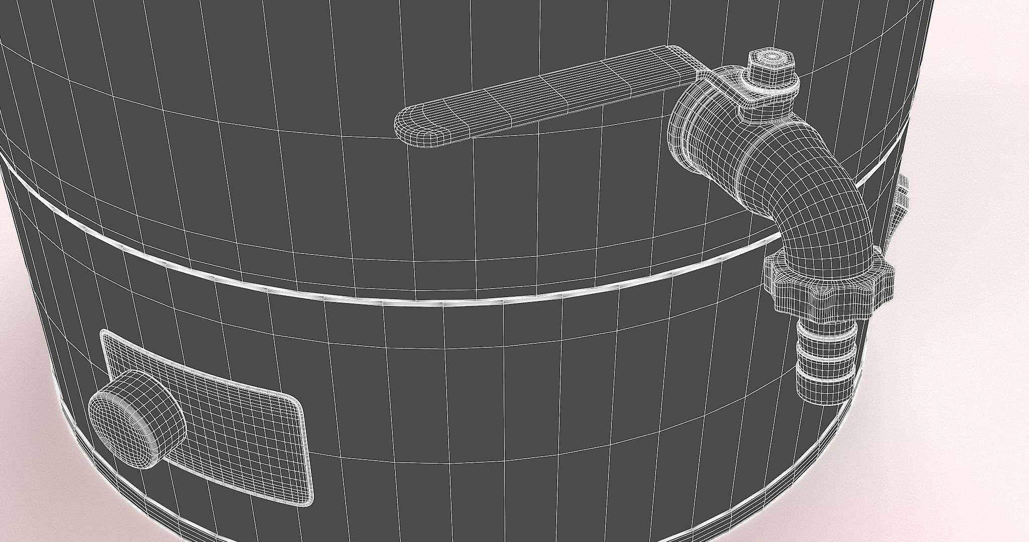 Electric homebrewing kettle 3D model_15