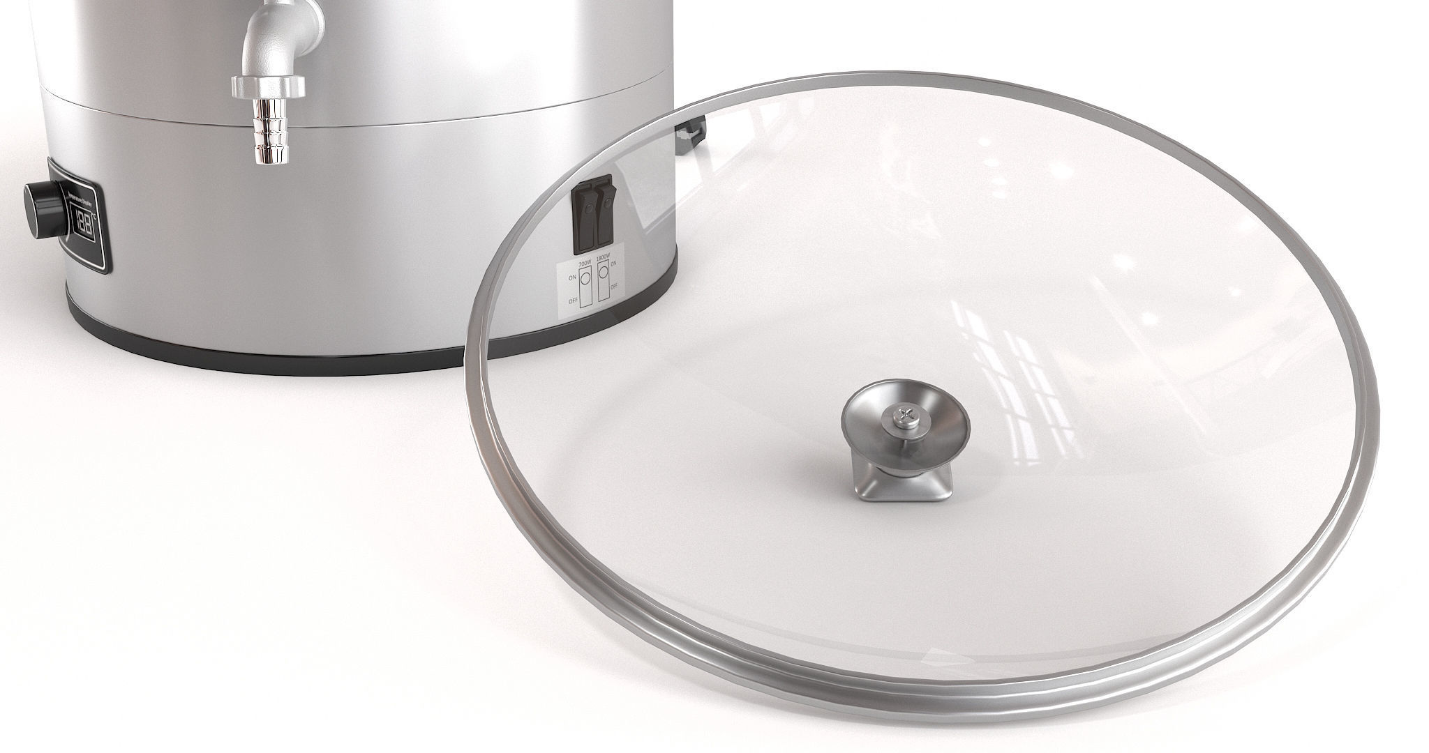 Electric homebrewing kettle 3D model_9