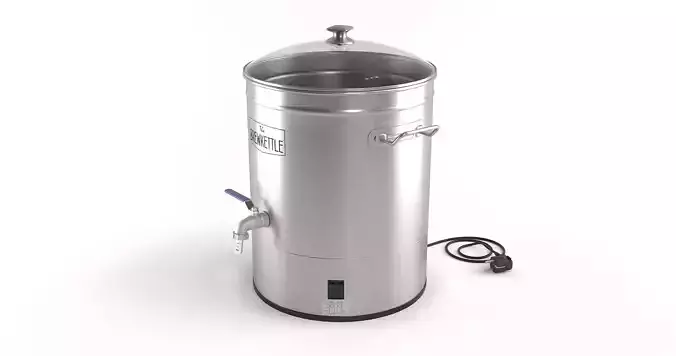 Electric homebrewing kettle 3D model