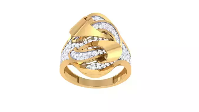 Women Wedding Engagement Ring 3dm STL OBJ FBX Renders Details