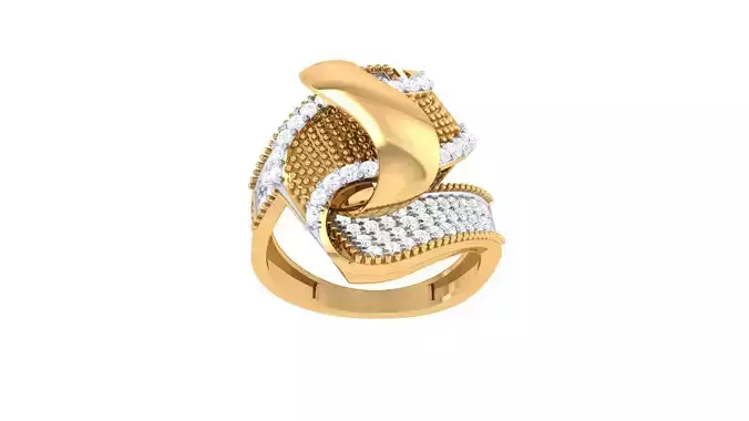 Women Wedding Engagement Ring 3dm STL OBJ FBX Renders Details