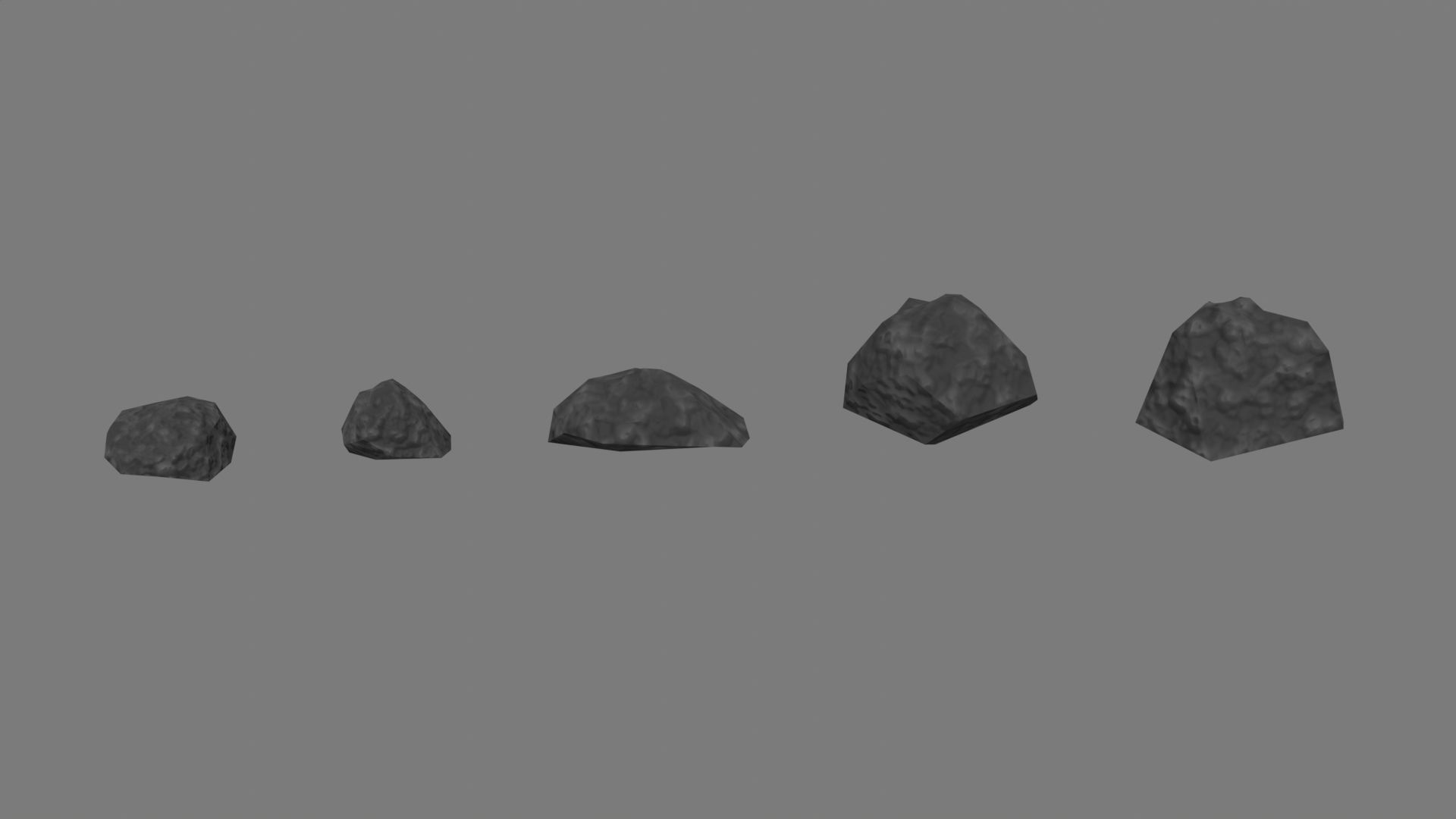 Simple Forest Pack Low-poly 3D model_4