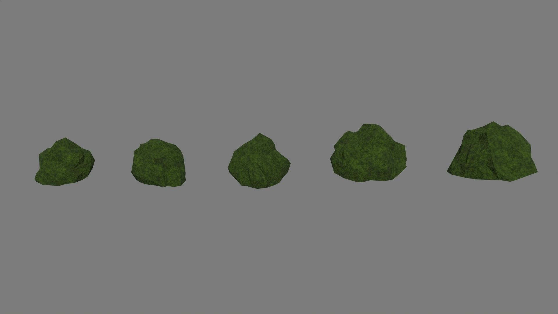 Simple Forest Pack Low-poly 3D model_3