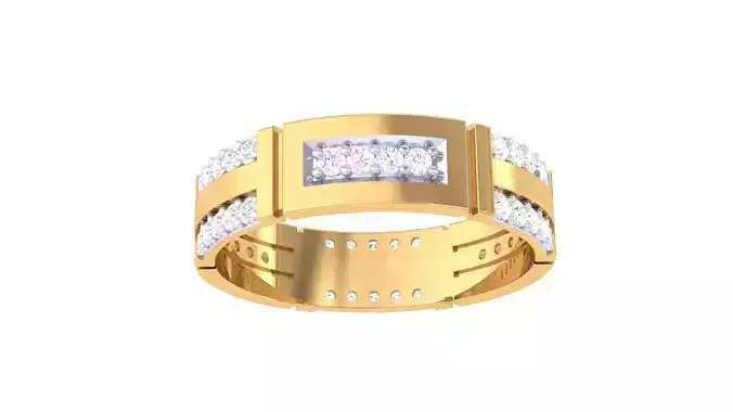Women Wedding Engagement Ring 3dm STL OBJ FBX Renders Details