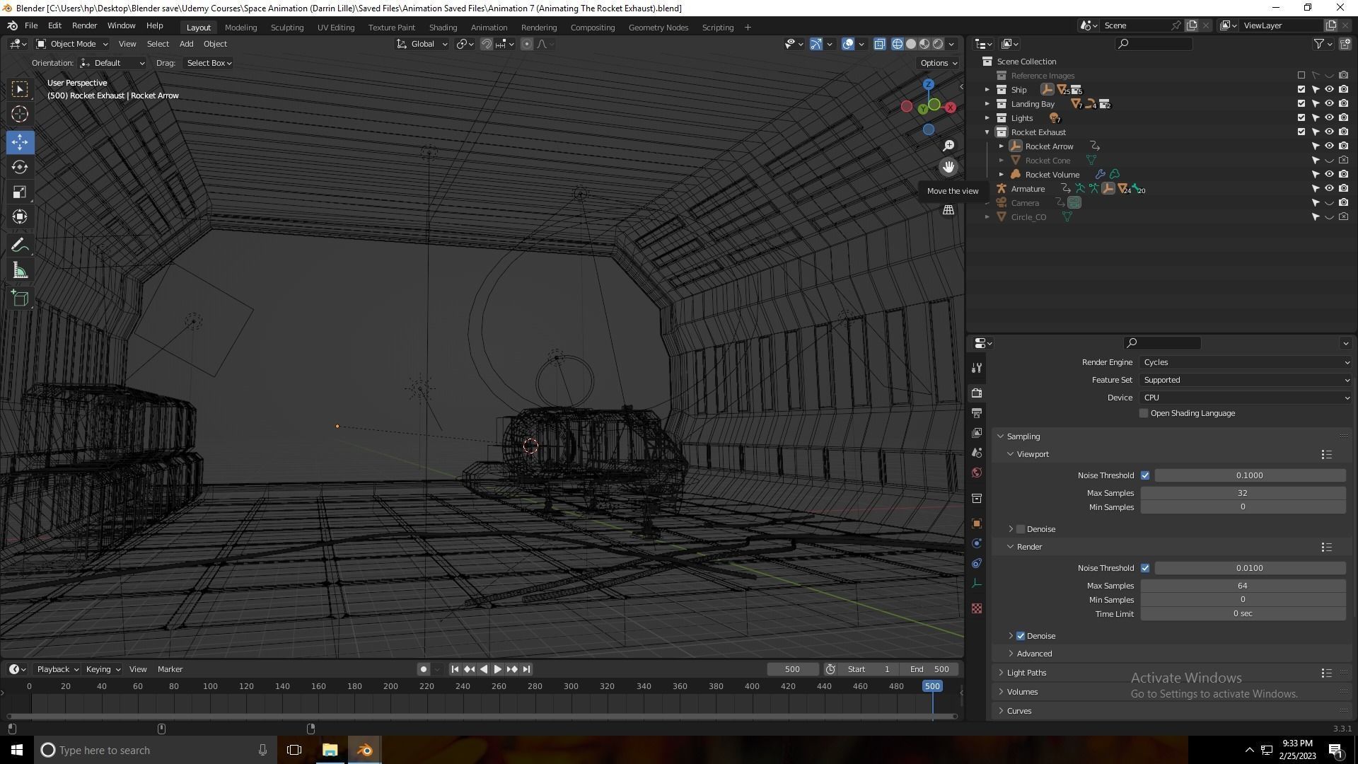 Space Ship With Landing Bay 3D model animated rigged | CGTrader