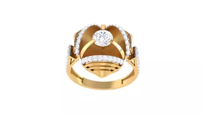 Women Wedding Engagement Ring 3dm STL OBJ FBX Renders Details