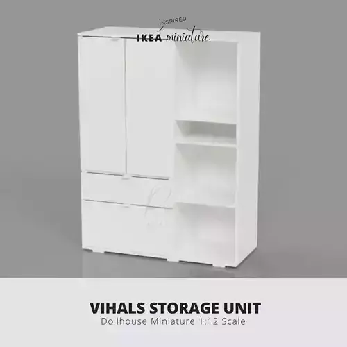 VIHALS STORAGE UNIT MINIATURE FURNITURE