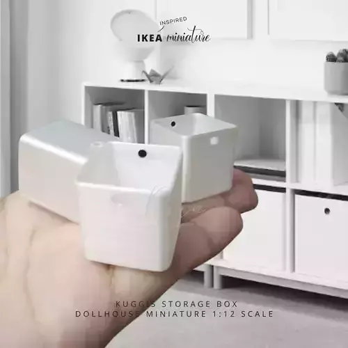 KUGGIS STORAGE BOX MINIATURE FURNITURE