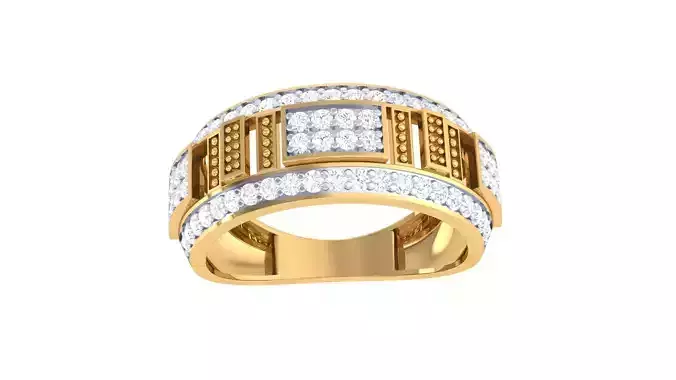 Women Wedding Engagement Ring 3dm STL OBJ FBX Renders Details