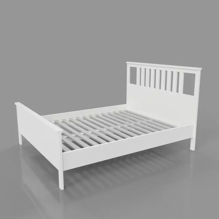 IKEA INSPIRED HEMNES BED MINIATURE FURNITURE  3D print model_0
