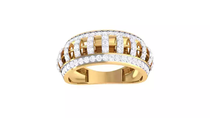 Women Wedding Engagement Ring 3dm STL OBJ FBX Renders Details