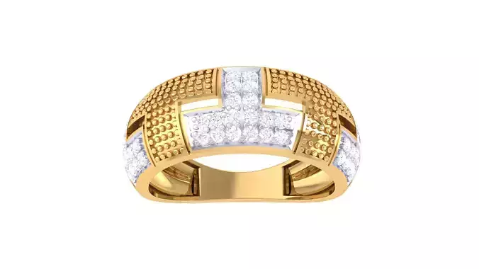Women Wedding Engagement Ring 3dm STL OBJ FBX Renders Details